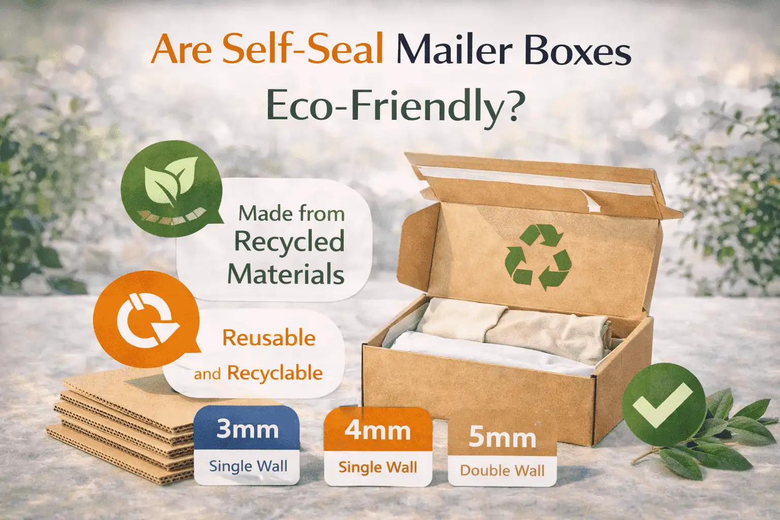 Are Self-Seal Mailer Boxes Eco-Friendly?